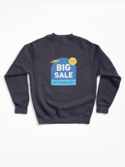 Big Sale Tag Pullover Sweatshirts featuring Double-sided Printing Customized Logo Design