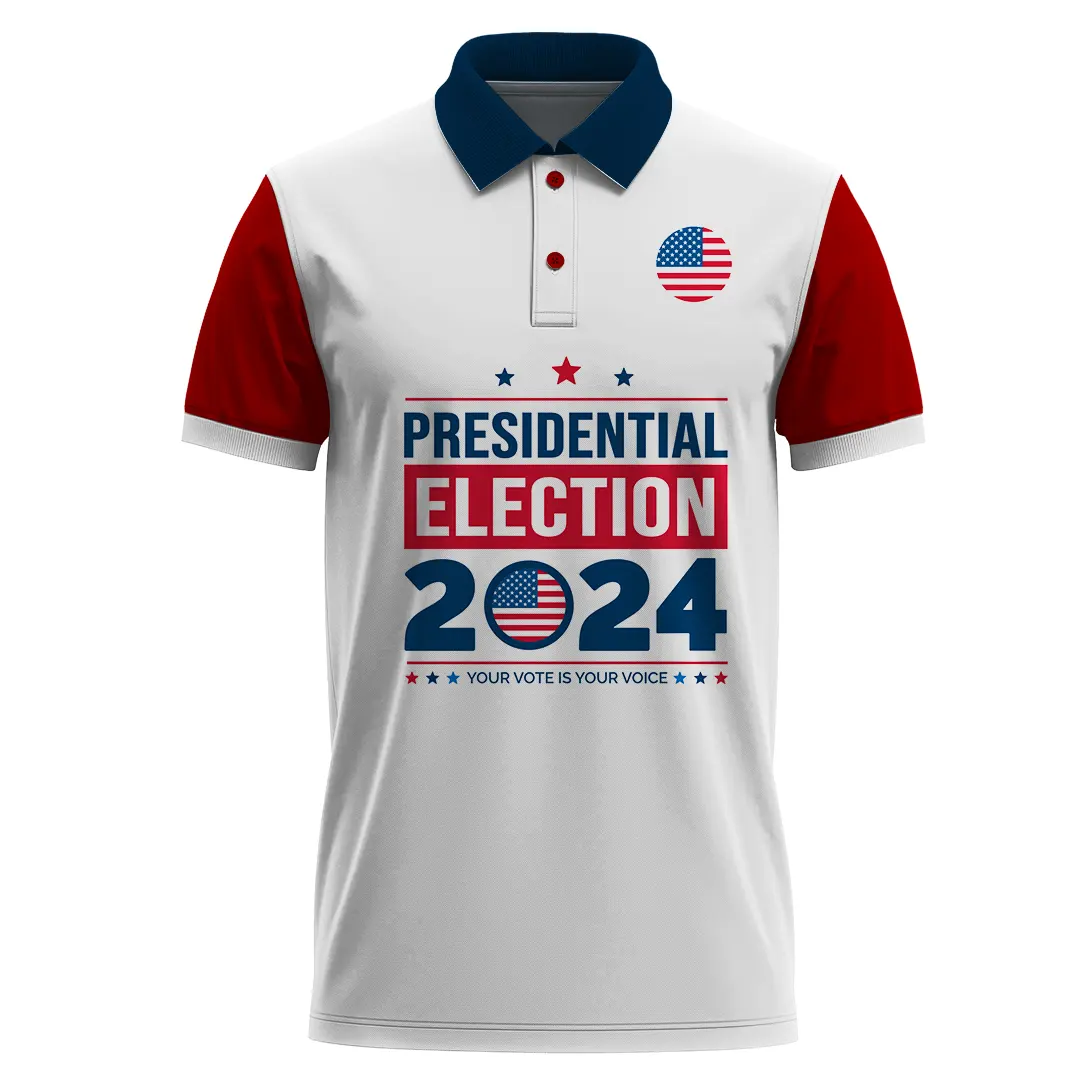 High Quality Polo Shirt for Election and Promotion OEM Presidential Election Theme T-shirt