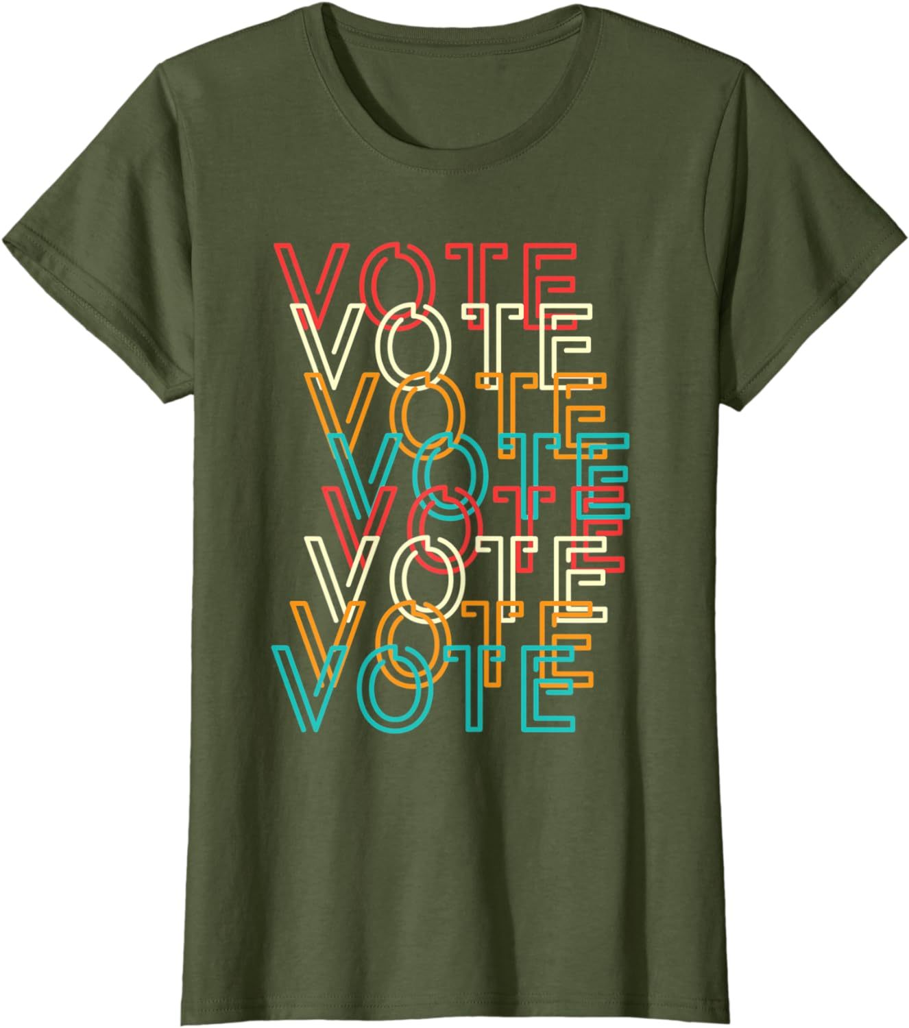 Men's and Women's Voter Election Sublimation Printing Campaign Voting T-Shirts