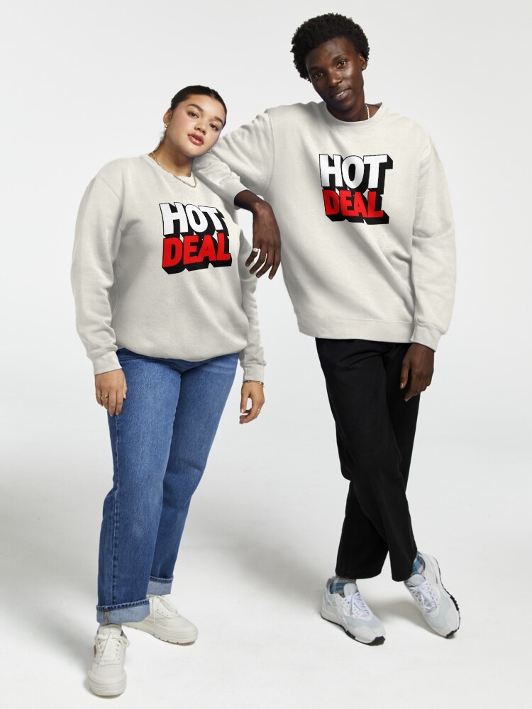 Pullover Sweatshirt Hot Deal Sale Promotion Tag Staff Shirt Long Sleeve