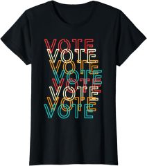 Men's and Women's Voter Election Sublimation Printing Campaign Voting T-Shirts
