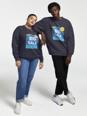 Big Sale Tag Pullover Sweatshirts featuring Double-sided Printing Customized Logo Design