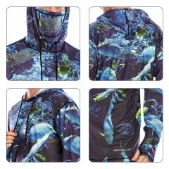 Performance Sun Protection Clothing Quick Dry Breathable anti uv fishing jersey