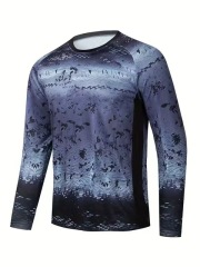 New UV long sleeve fishing gear fishing clothing summer outdoor quick drying light breathable T-shirt fishing clothing