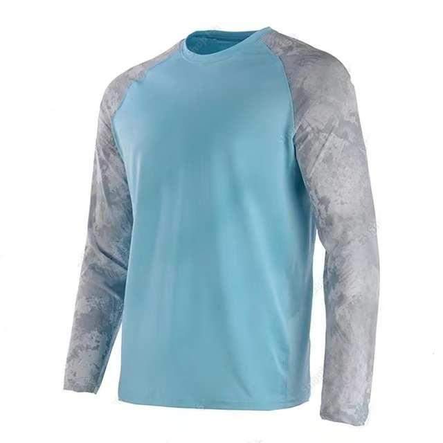 New UV long sleeve fishing gear fishing clothing summer outdoor quick drying light breathable T-shirt fishing clothing