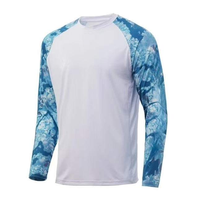 New UV long sleeve fishing gear fishing clothing summer outdoor quick drying light breathable T-shirt fishing clothing