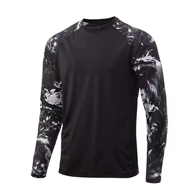 New UV long sleeve fishing gear fishing clothing summer outdoor quick drying light breathable T-shirt fishing clothing