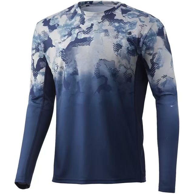 New UV long sleeve fishing gear fishing clothing summer outdoor quick drying light breathable T-shirt fishing clothing