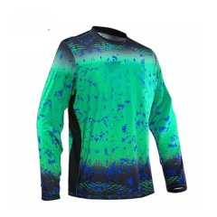 Long sleeve fishing clothing UV protection men's outdoor sweatshirt Upf 50 clothing High performance breathable fishing clothing