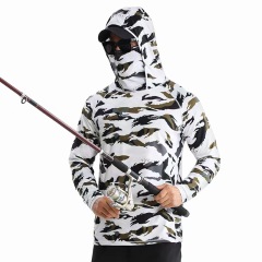 Quick-drying fishing clothing men's and women's breathable sunscreen clothing men's ice silk UPF50+ UV-proof sun-protective clothing summer