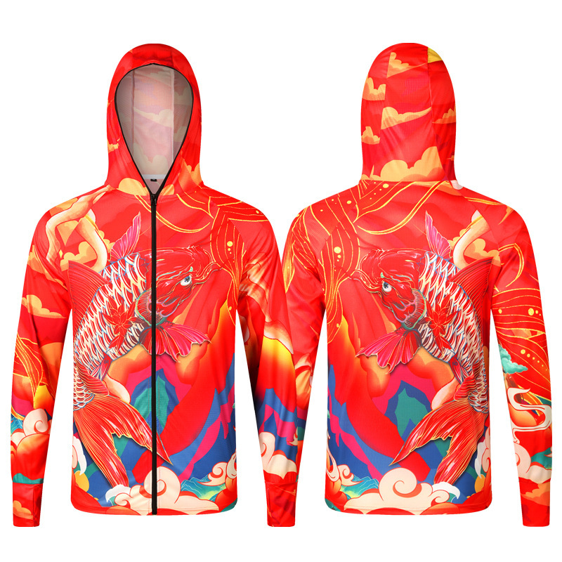 custom fishing jerseys dry uv fishing hoodie hunting shirt hiking shirt