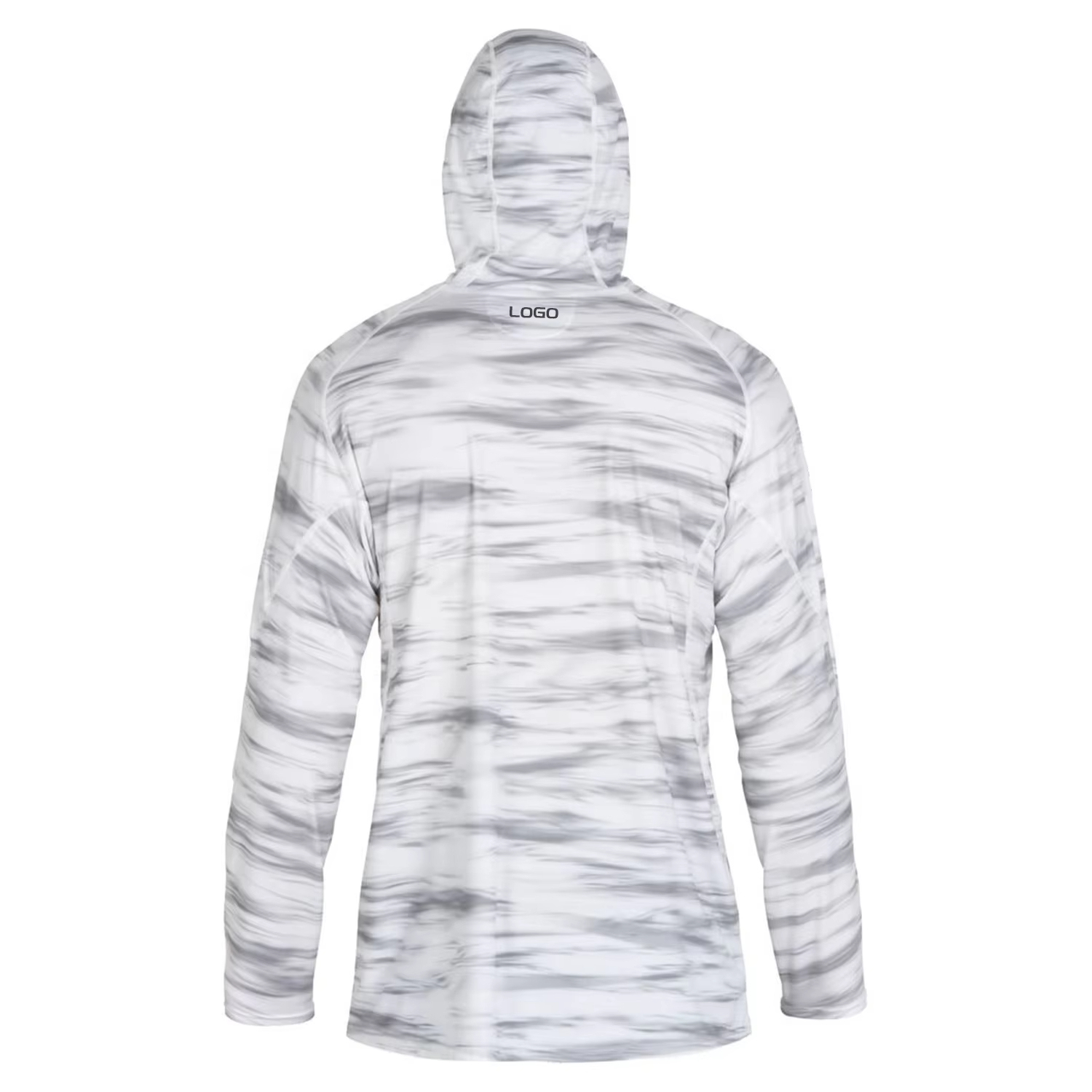 Fishing Hoodie With Face Mask Long Sleeve Popular Neck Gaiter Fishing Shirts Face Shield Fishing Shirts