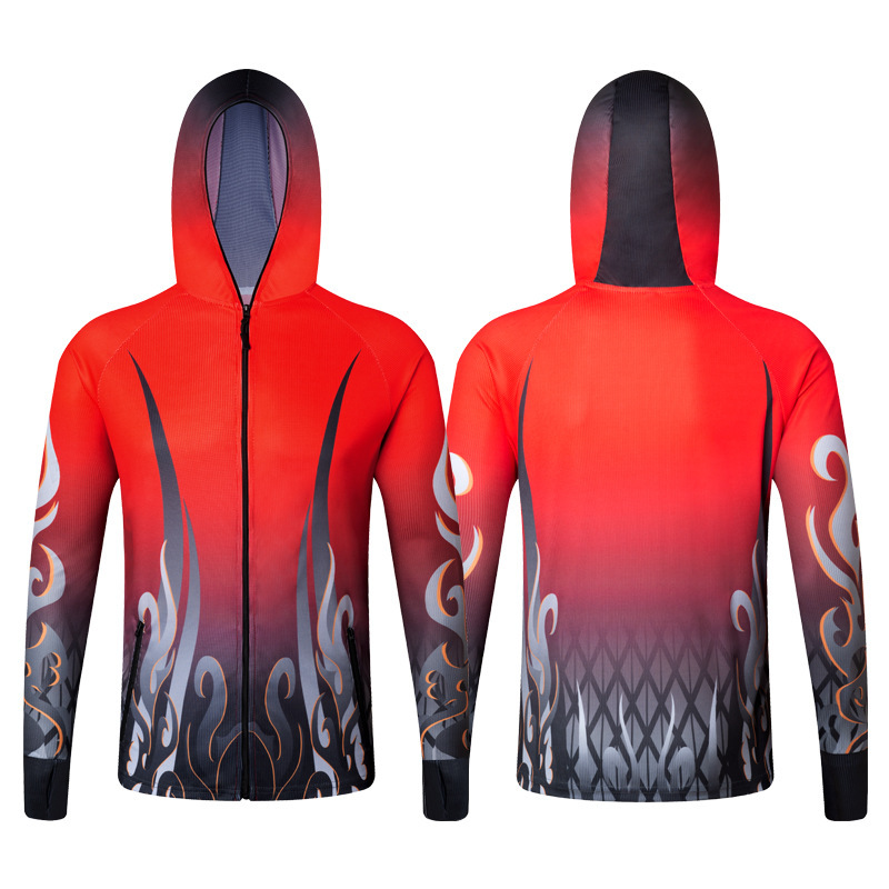 Supplier Outdoor Long Sleeve Fish Mens Fishing Shorts Men'S Custom Quick Dry Shirt Fishing Hoodie Set