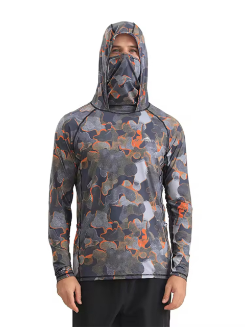 New Outdoor Sun Protection Fishing Shirt Moisture Breathable Hoodie Long Sleeve Sun Protection Shirt