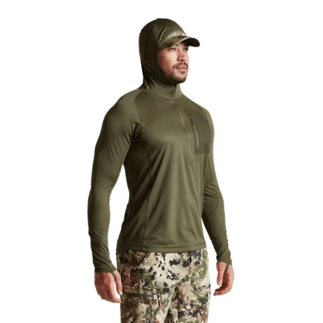 Core lightweight moisture wicking hoodie hunting clothing Camouflage clothing Mask pullover hunting shirt Fishing clothing
