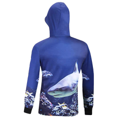 Fishing Jersey Sunscreen Long Sleeve Men Fishing Hoodie Quick Dry Shirts Camouflage Men's Fishing Wear