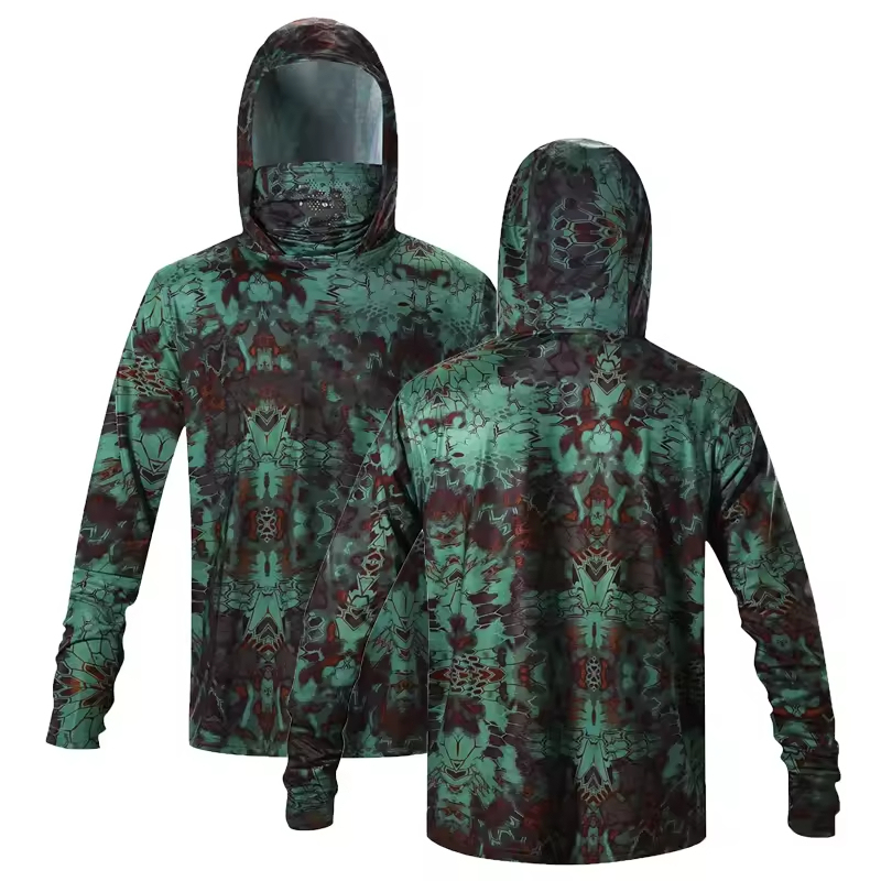 Hot Sale Custom made Fishing Shirts Performance Sublimation Tournament Fishing Wear Quick Dry Fish Shirts