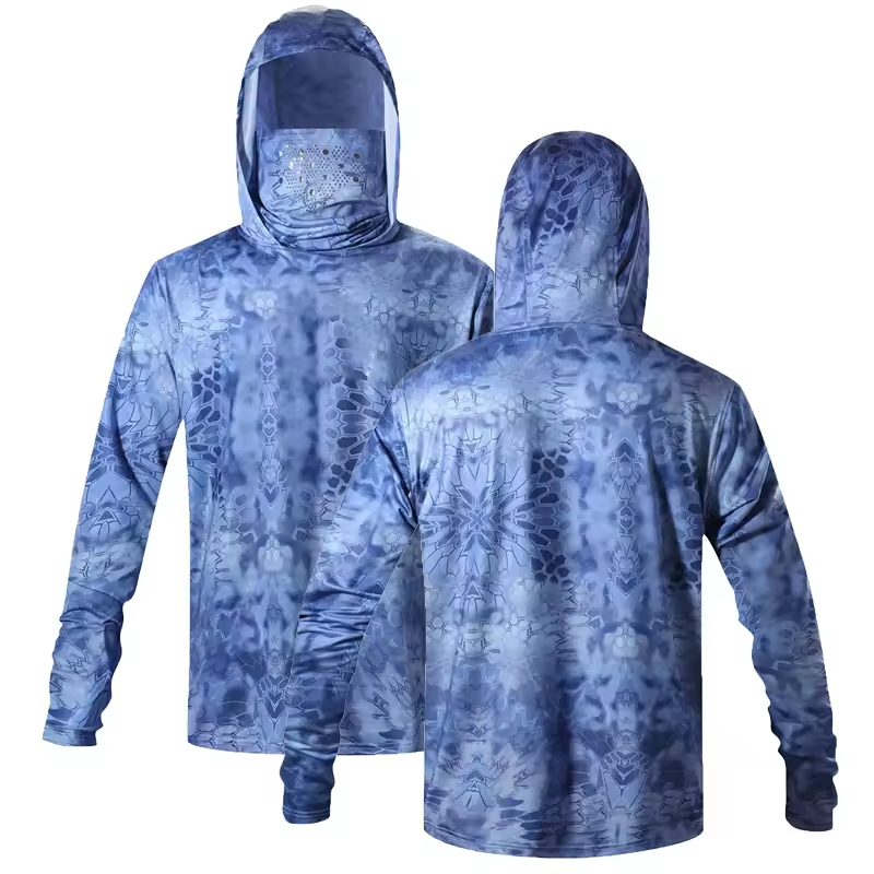 Hot Sale Custom made Fishing Shirts Performance Sublimation Tournament Fishing Wear Quick Dry Fish Shirts