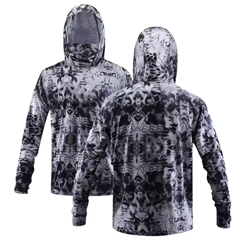 Hot Sale Custom made Fishing Shirts Performance Sublimation Tournament Fishing Wear Quick Dry Fish Shirts