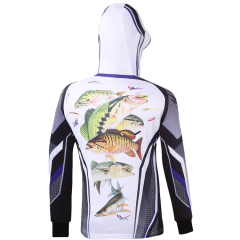 Fishing Jersey Sunscreen Long Sleeve Men Fishing Hoodie Quick Dry Shirts Camouflage Men's Fishing Wear