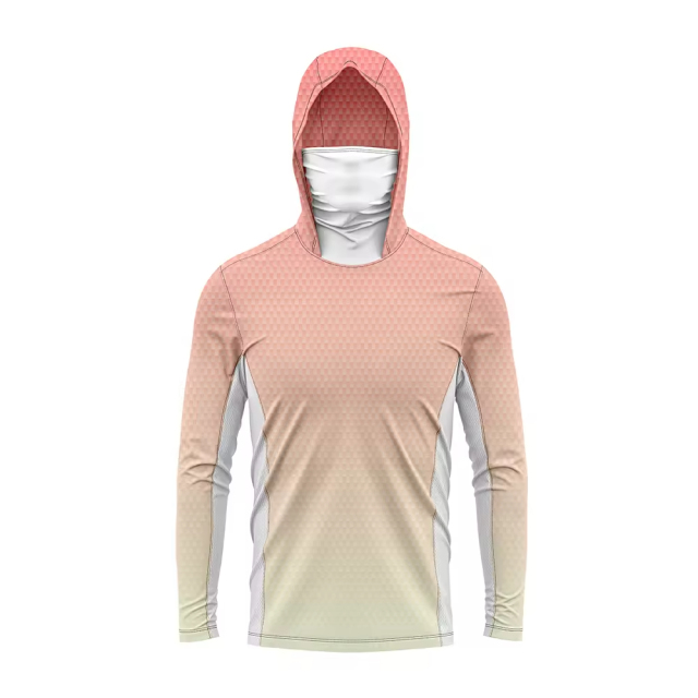 Anti Sweat Long Sleeve Fishing Shirt, Custom LOGO, Breathable Quick Dry, UV Protection UPF 50 Durable Polyester