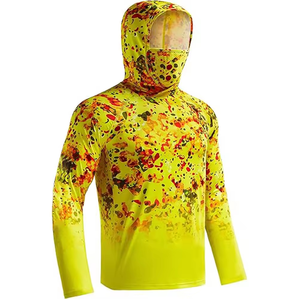 Wholesale waterproof fishing clothing Anti UV Polyester Men Custom Style Fishing Shirts for Outdoor