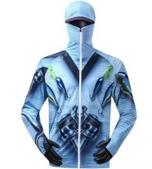 Fishing Shirts Fabric UV Protection Quick Dry Custom Logo