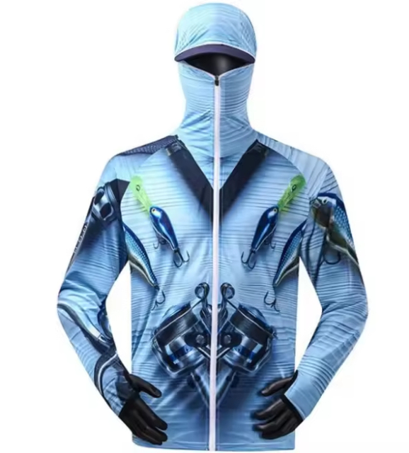 Fishing Shirts Fabric UV Protection Quick Dry Custom Logo