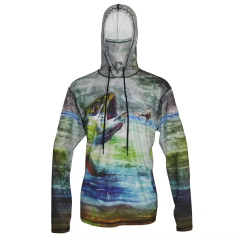 High quality Design Custom Your Own Logo Fishing Jersey UV Protection Long Sleeve Men Fishing Jerseys for Men Wear Customized