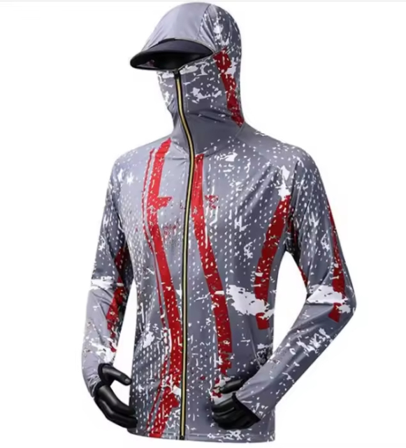 Fishing Shirts Fabric UV Protection Quick Dry Custom Logo