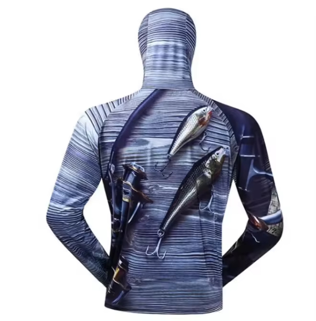 Fishing Shirts Fabric UV Protection Quick Dry Custom Logo