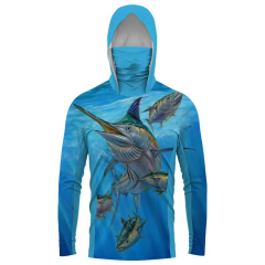 High quality Design Custom Your Own Logo Fishing Jersey UV Protection Long Sleeve Men Fishing Jerseys for Men Wear Customized