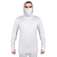 Polyester Custom Color Outdoor Sun Block Uv Fishing Wear Long Sleeve Hoodie