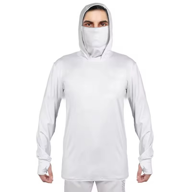Polyester Custom Color Outdoor Sun Block Uv Fishing Wear Long Sleeve Hoodie