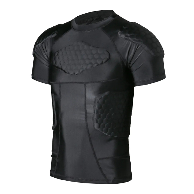 High - Performance Anti - impact Honeycomb Shorts, American Football Sleeveless Jerseys, T - Shirts, Training Apparel, Compression Padded Vests