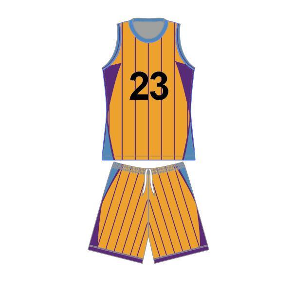 Light blue basketball uniform set
