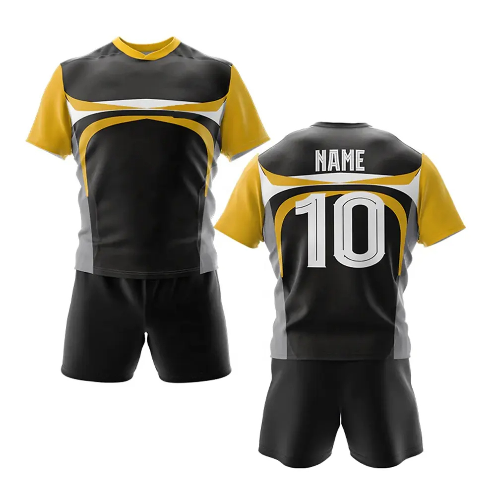 Latest Style Team Wear Rugby Uniform Sublimation Rugby Jersey Men Customized