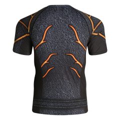 Short Sleeve Compression Training Rash Guard for MMA BJJ Wrestling