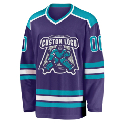 High quality practice custom Ice Hockey Wear Cheap custom team color lightweight 100 %polyester ice hockey jersey