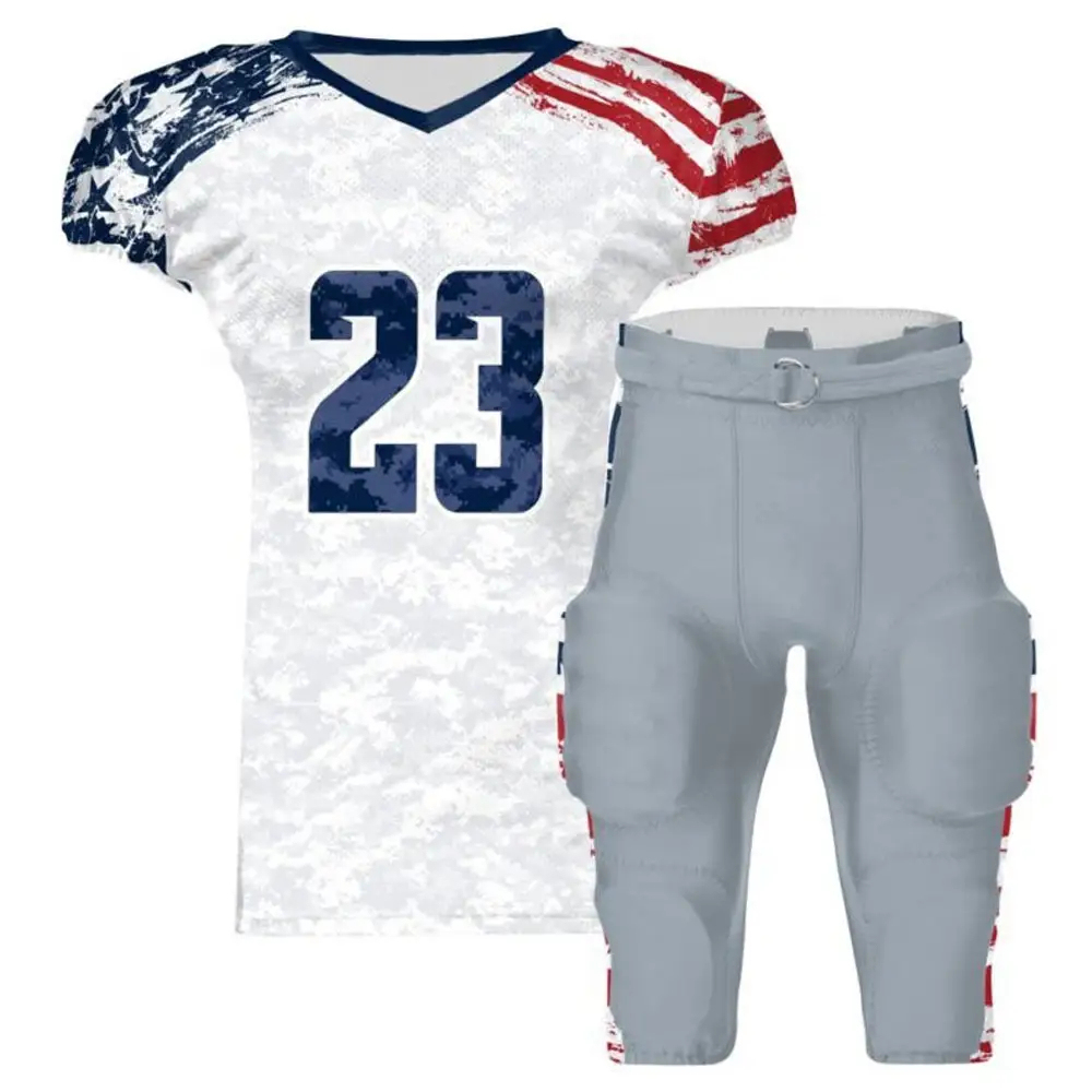 Latest Design American Football Jersey Customize American Football Uniform Adults Youth