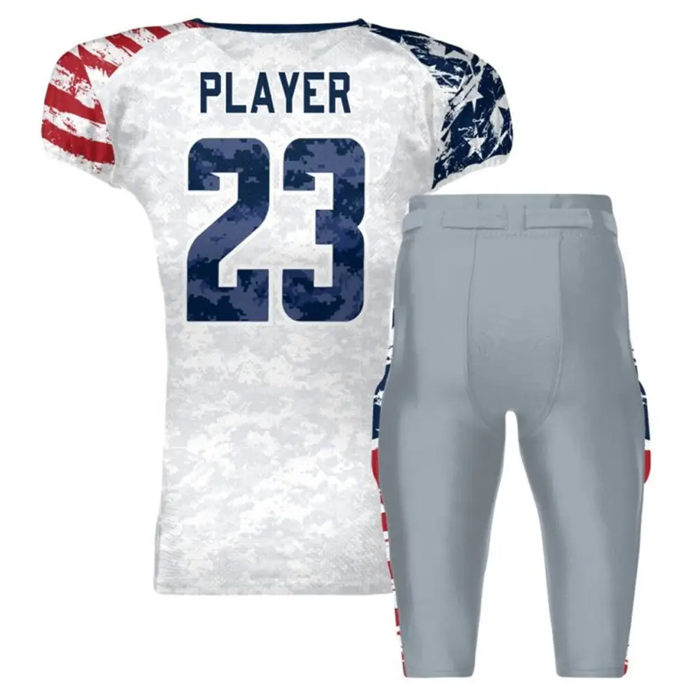 Latest Design American Football Jersey Customize American Football Uniform Adults Youth