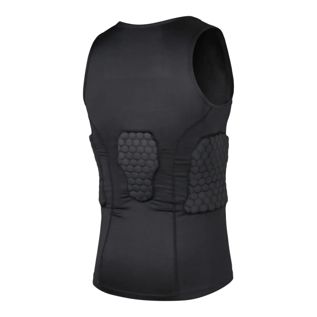 High - Performance Anti - impact Honeycomb Shorts, American Football Sleeveless Jerseys, T - Shirts, Training Apparel, Compression Padded Vests