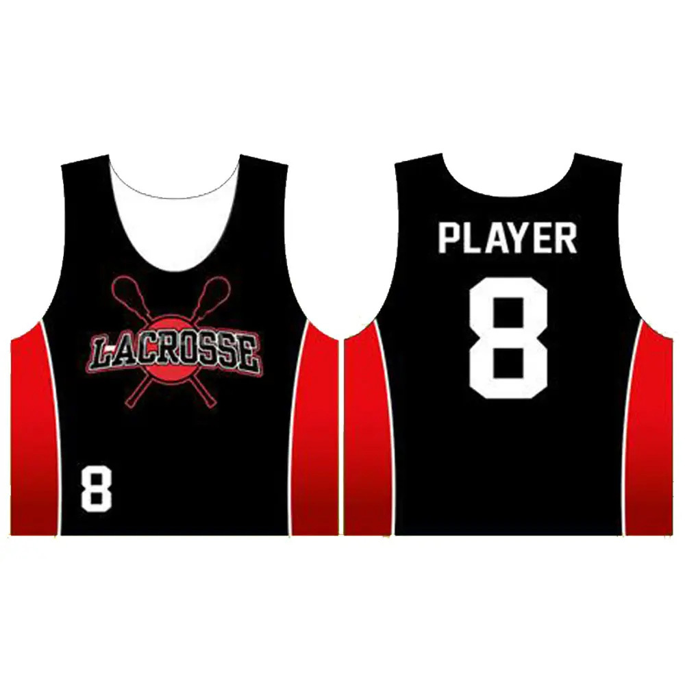 Design Your Own sublimation custom box lacrosse jersey uniforms
