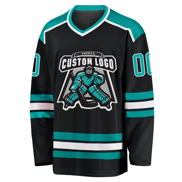 High quality practice custom Ice Hockey Wear Cheap custom team color lightweight 100 %polyester ice hockey jersey