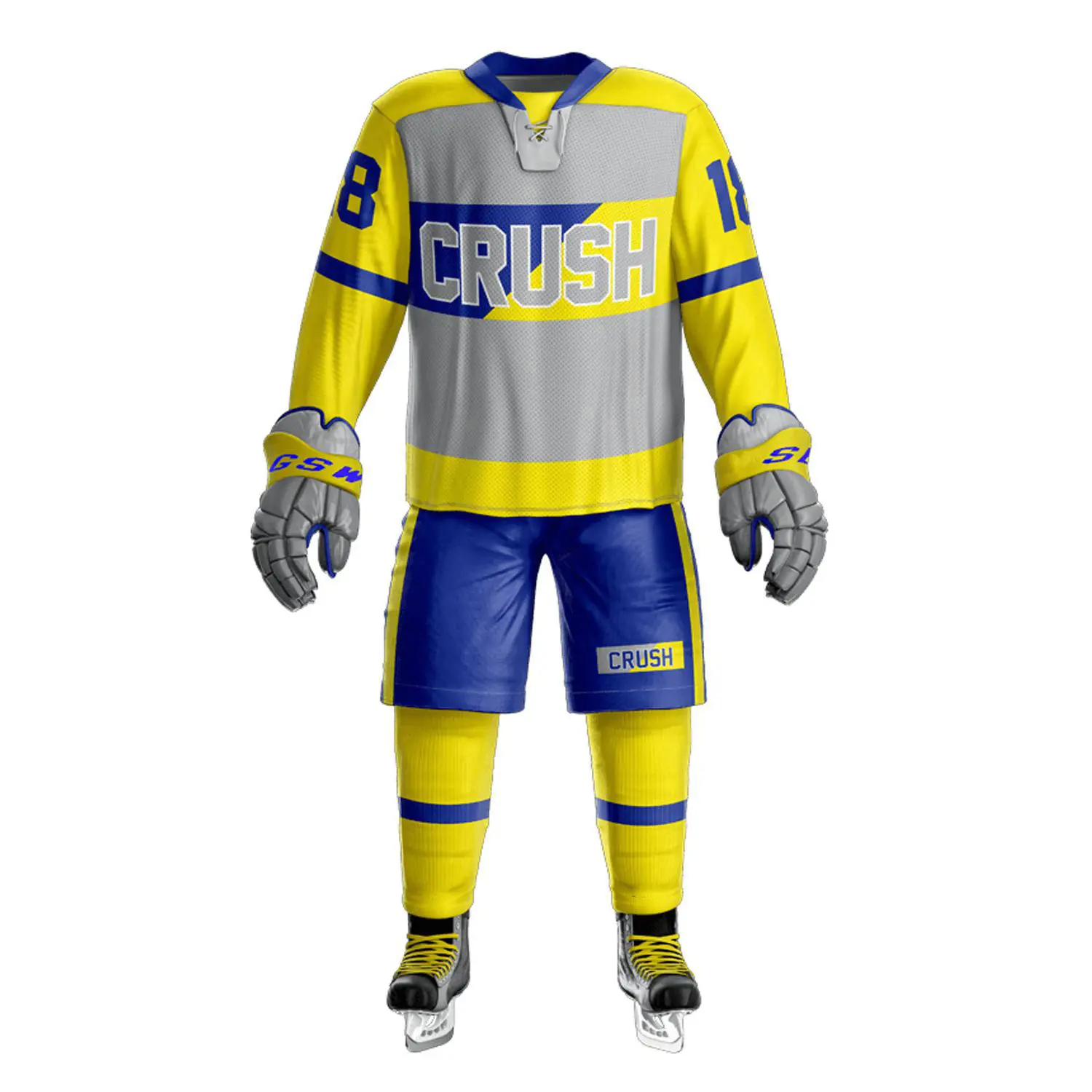 Wholesale High Quality Design Logo Ice Hockey Wear Custom Sports Ice Hockey Uniform