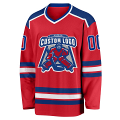 High quality practice custom Ice Hockey Wear Cheap custom team color lightweight 100 %polyester ice hockey jersey