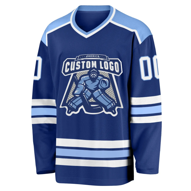 High quality practice custom Ice Hockey Wear Cheap custom team color lightweight 100 %polyester ice hockey jersey