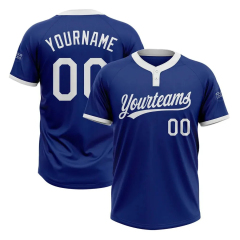 Hot sale baseball shirts custom sublimated baseball jerseys two buttons baseball softball wear