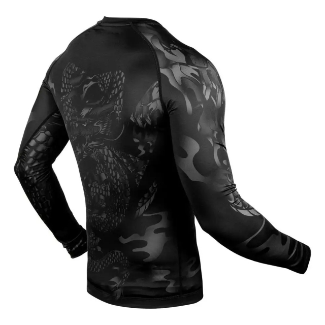 Wholesale Gym Wear Design Your Own MMA Sublimation Sleeves Rash Guard Custom Logo Sublimation Printed
