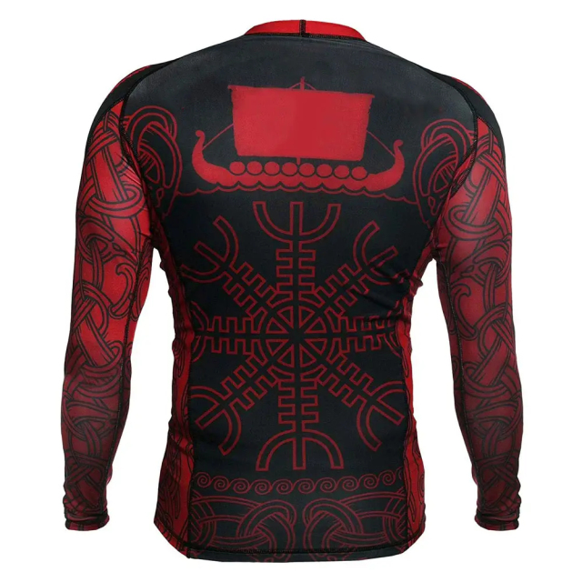 Custom Logo Sublimation Printed Wholesale Plain Jiu Jitsu Fitness Swim Shirts Printed Long Sleeve MMA For Men Bjj Rashguard
